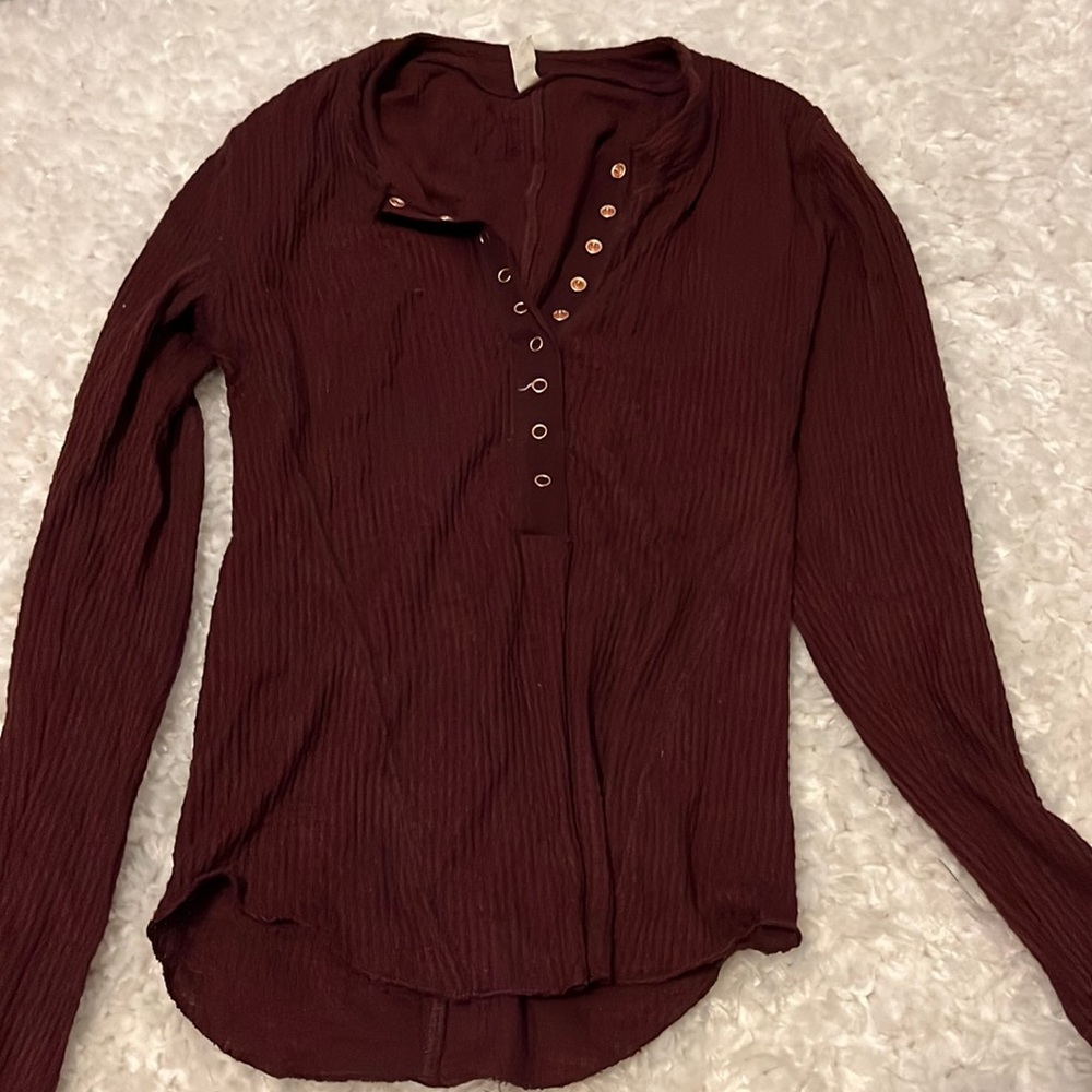 Free People One of the Girls Henley